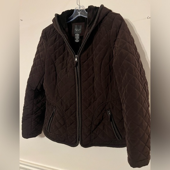 Braetan Brown Quilted Jacket - Picture 1 of 5